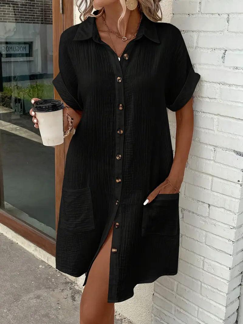 Michelle | Classic V Neck Everyday Dress