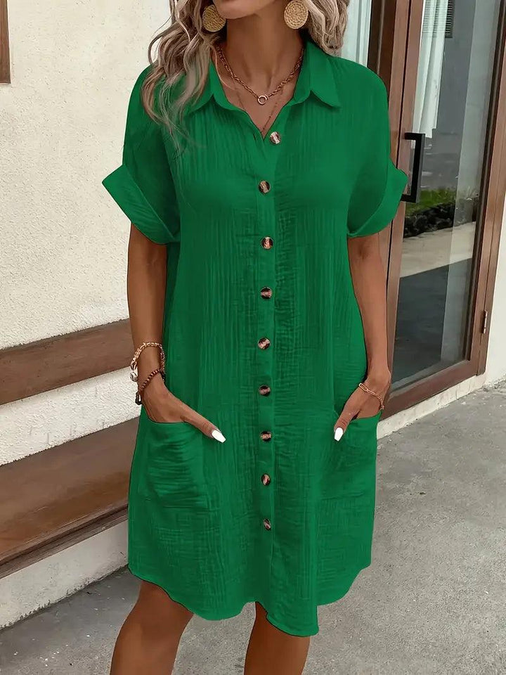 Michelle | Classic V Neck Everyday Dress