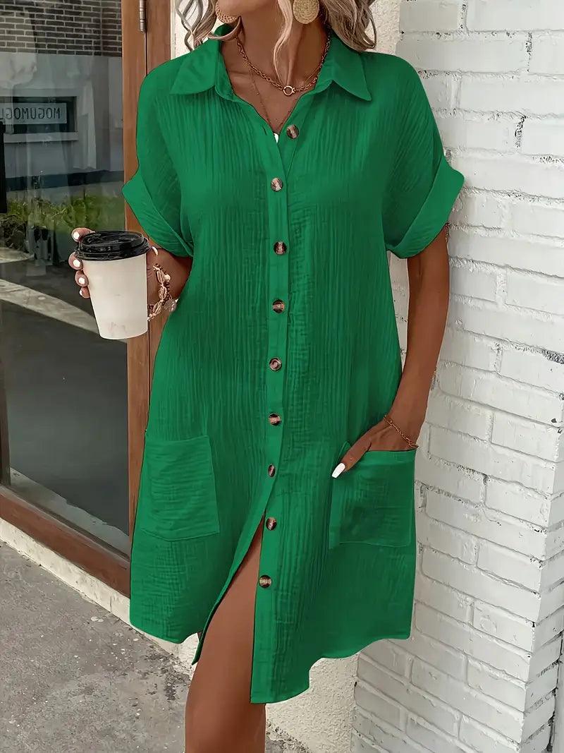 Michelle | Classic V Neck Everyday Dress