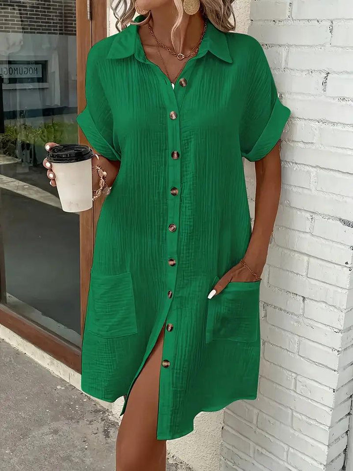 Michelle | Classic V Neck Everyday Dress