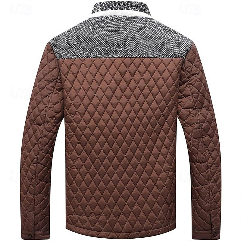 Leland | Quilted Stand-Collar Jacket