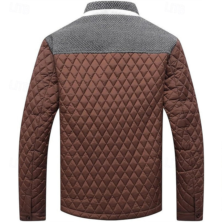 Leland | Quilted Stand-Collar Jacket
