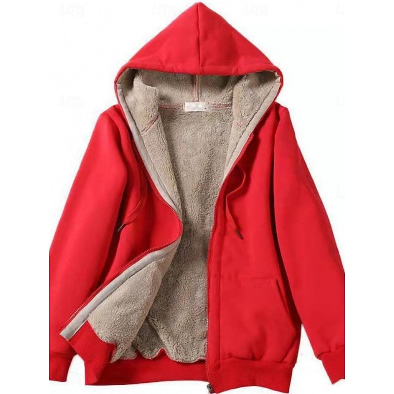 Yvonne | Cozy Zip-Up Hooded Jacket