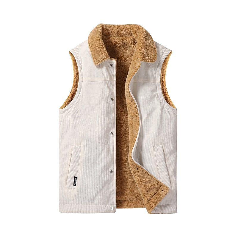 Thaddeus | Cozy Button-Front Gilet