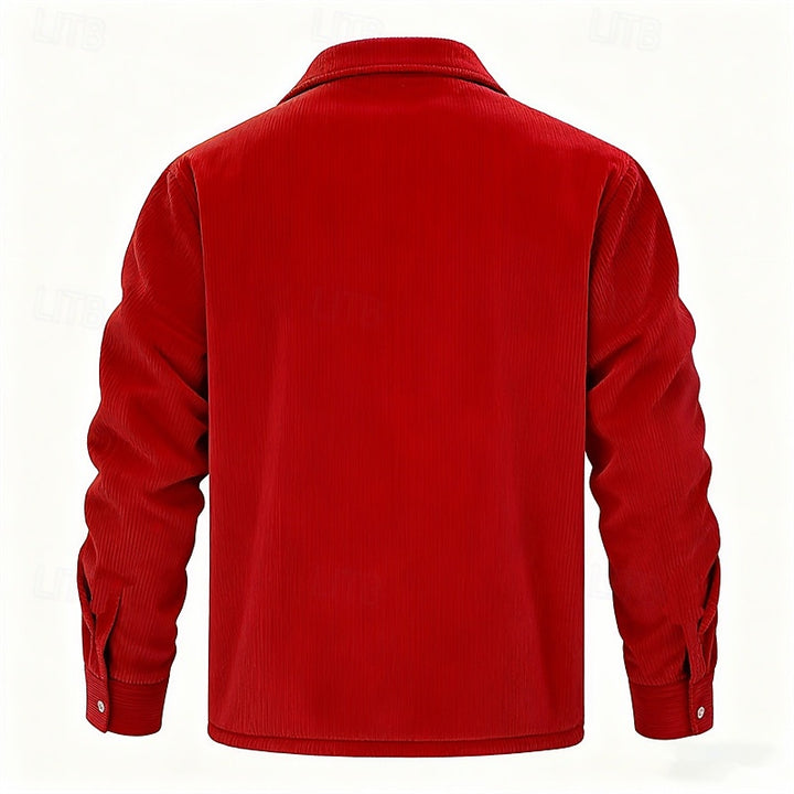 Rhodes | Fleece-Lined Ribbed Jacket