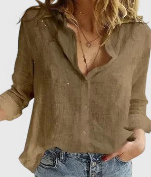 Ingrid | Relaxed Button-Up Blouse