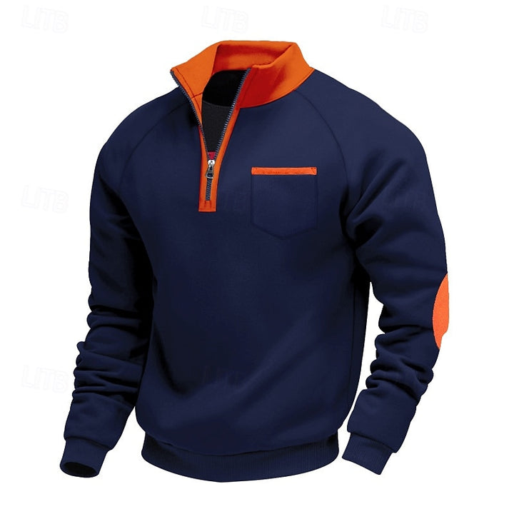 Bradley | Quarter-Zip Stand-Collar Sweatshirt