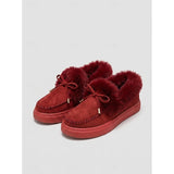 Maura | Cozy Bow-Tie Moccasins