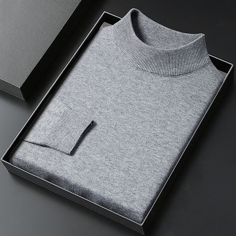 Gavin | Refined Mock Neck Sweater