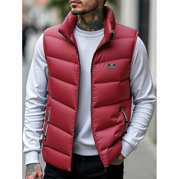 Trevor | Quilted Stand-Collar Vest