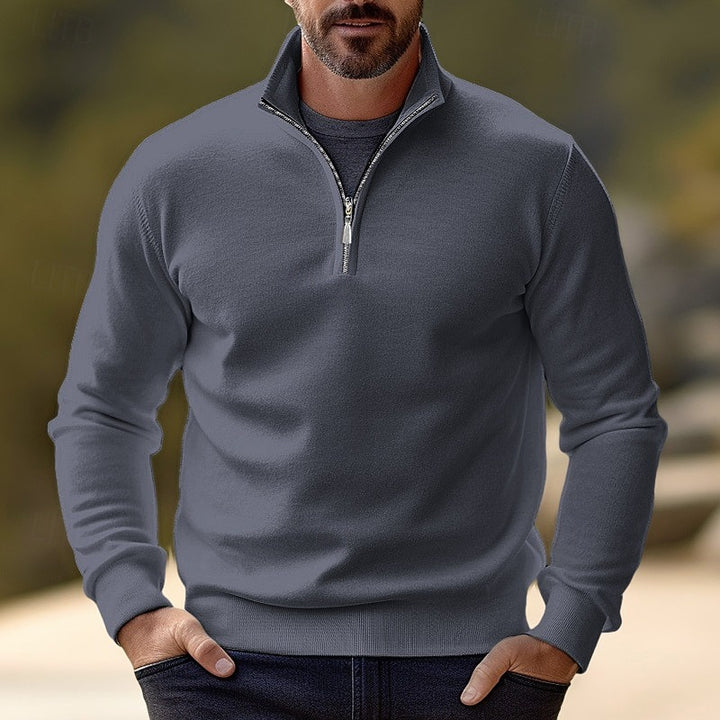 Wesley | Refined Half-Zip Pullover