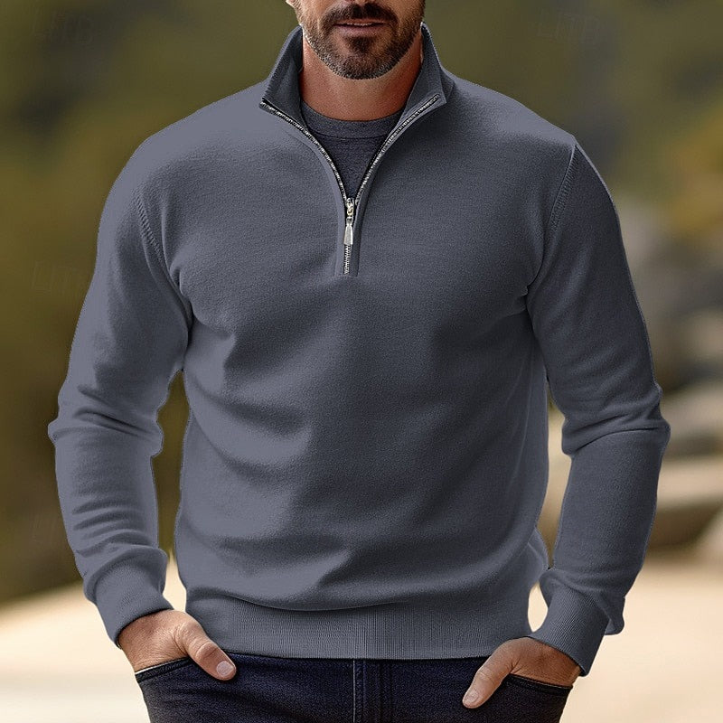 Wesley | Refined Half-Zip Pullover