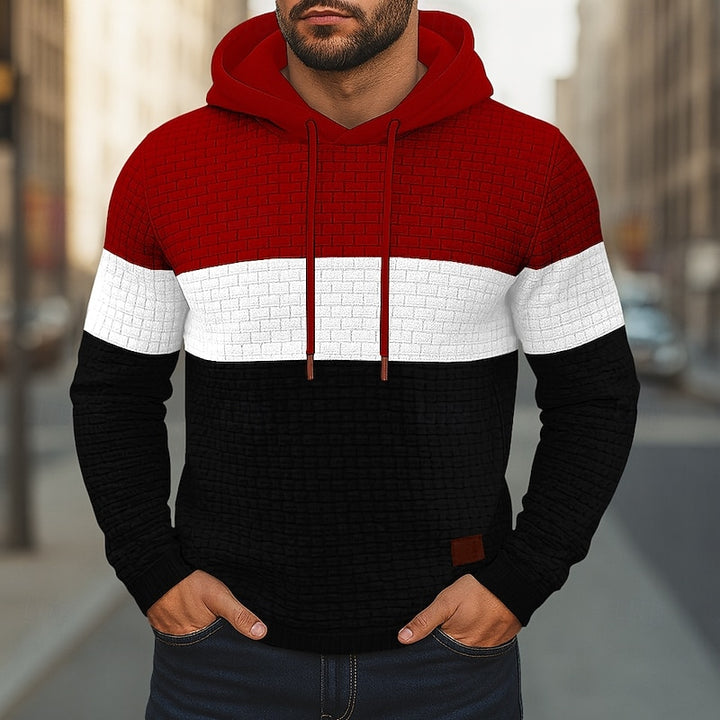 Wesley | Color Block Hooded Pullover