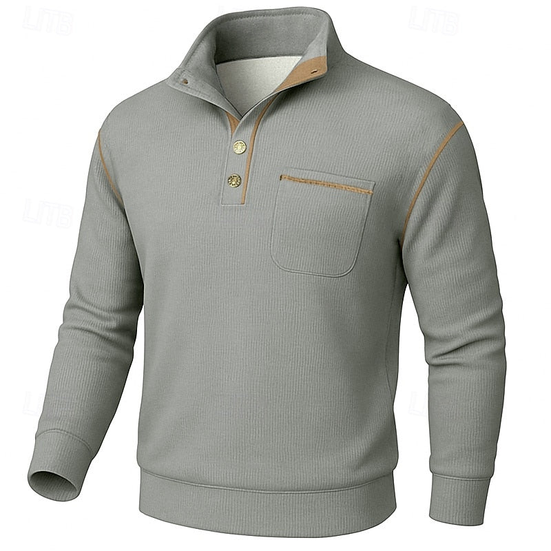 Russell | Refined Button-Up Pullover