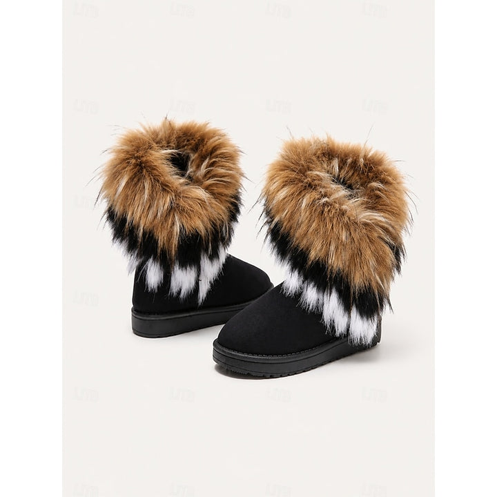 Astrid | Cozy Fur-Trim Winter Boots