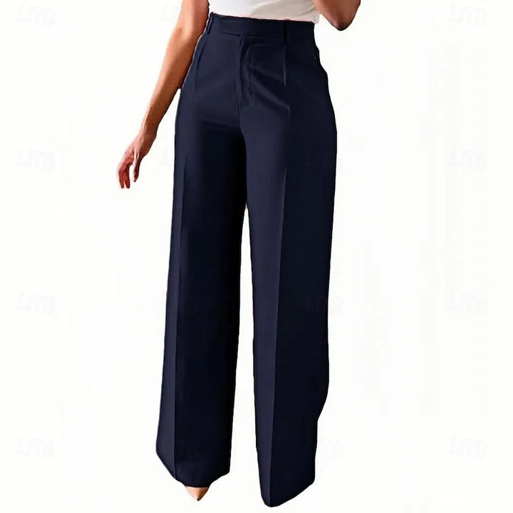 Winona | High-Waist Straight-Leg Trousers