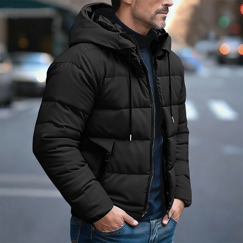 Winston | Hooded Quilted Winter Jacket