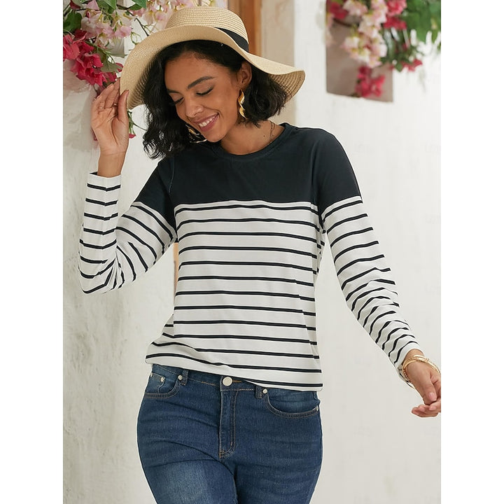 Cora | Striped Long-Sleeve Top