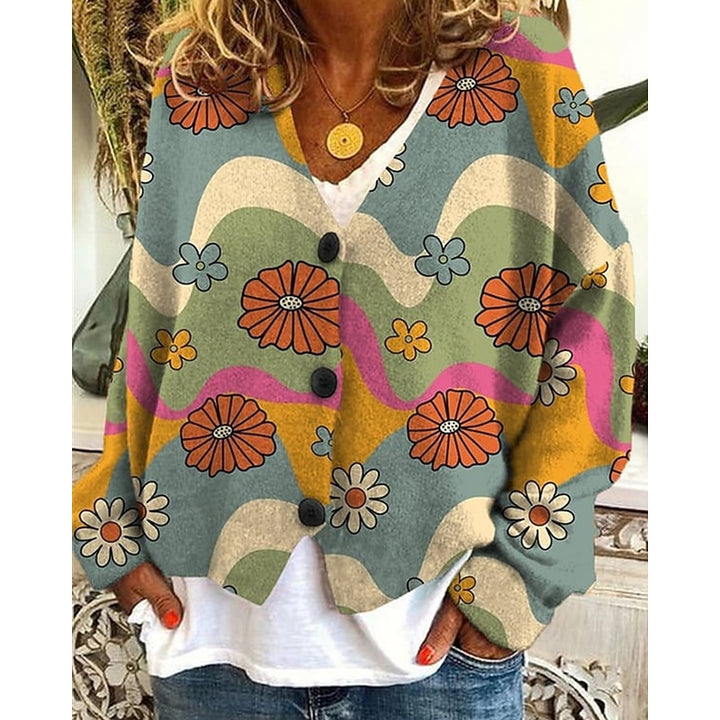 Lena | Floral Open-Front Cardigan