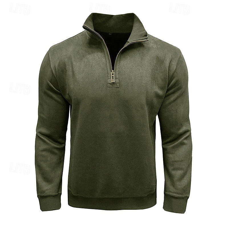 Raymond | Half-Zip Stand-Collar Sweatshirt