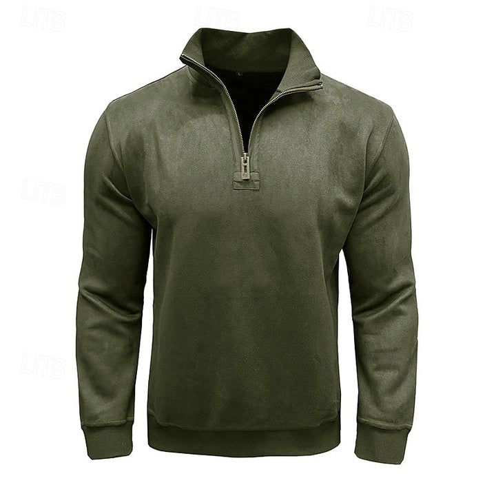 Raymond | Half-Zip Stand-Collar Sweatshirt