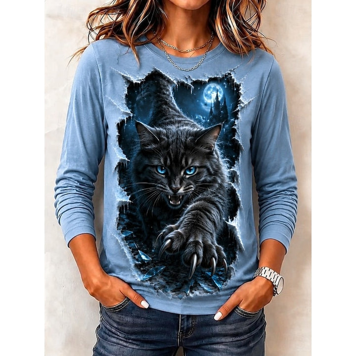 Selene | Graphic Halloween Long-Sleeve Top