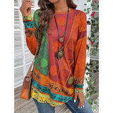 Teresa | Vintage Art-Print Tunic
