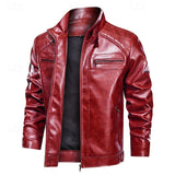 Winston | Classic Stand-Collar Biker Jacket