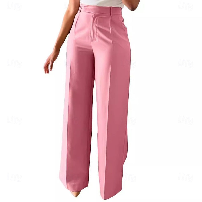 Winona | High-Waist Straight-Leg Trousers