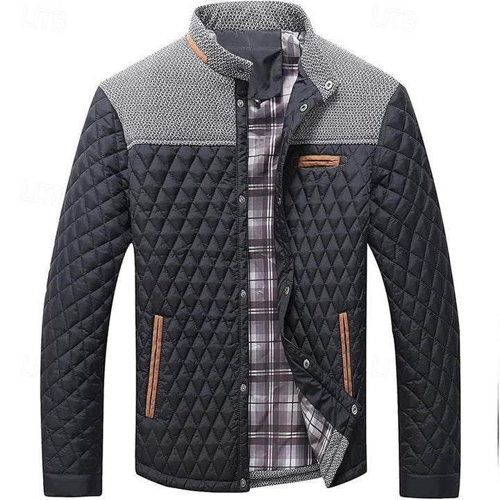 Leland | Quilted Stand-Collar Jacket