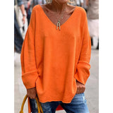 Camille | Relaxed V-Neck Pullover