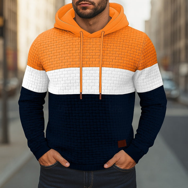 Wesley | Color Block Hooded Pullover