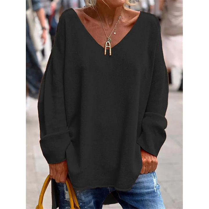Camille | Relaxed V-Neck Pullover