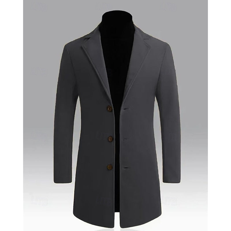 Victor | Tailored Long Overcoat