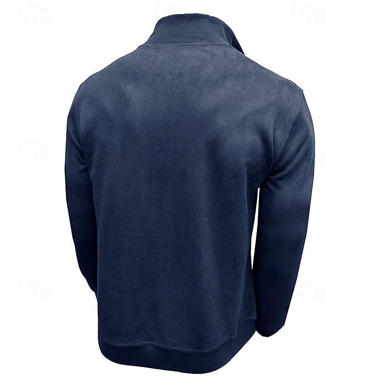 Raymond | Half-Zip Stand-Collar Sweatshirt