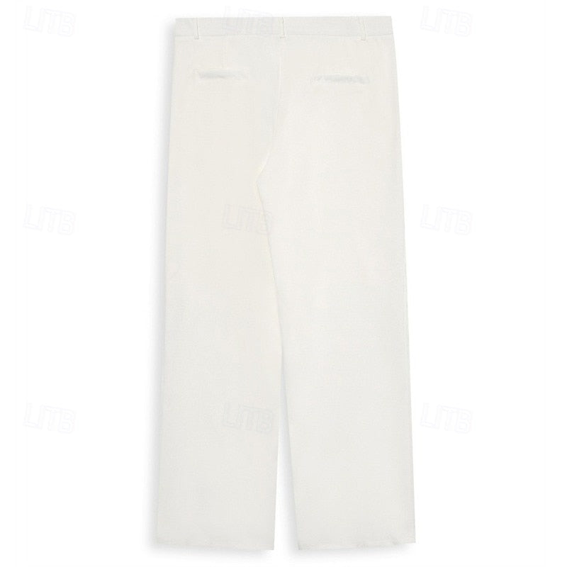 Hugh | Tailored Straight-Leg Trousers
