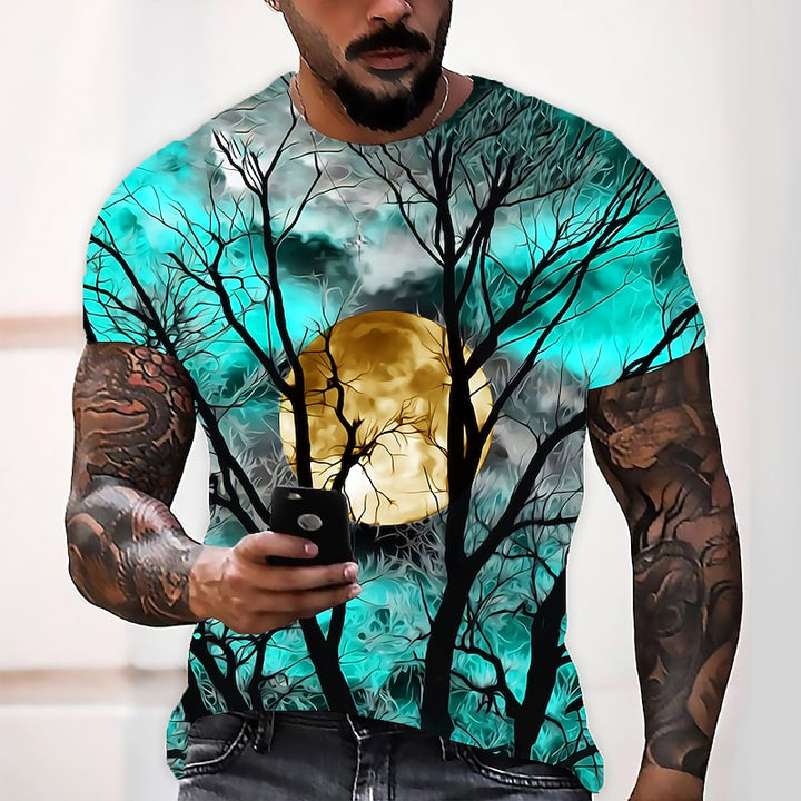 Xavier | Halloween Moonlit Forest Graphic T-Shirt