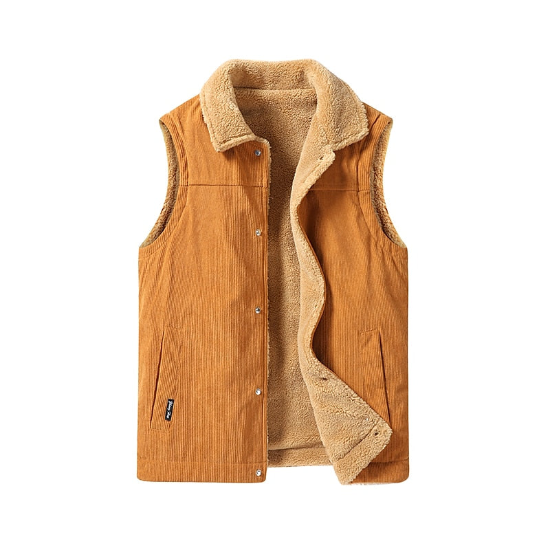 Thaddeus | Cozy Button-Front Gilet