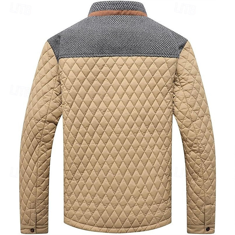 Leland | Quilted Stand-Collar Jacket