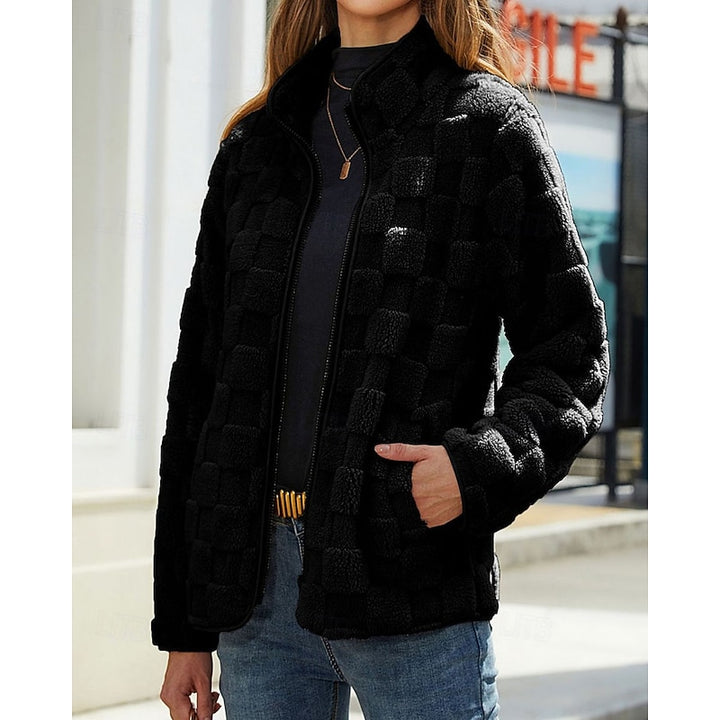 Farrah | Cozy Textured Zip-Up Jacket
