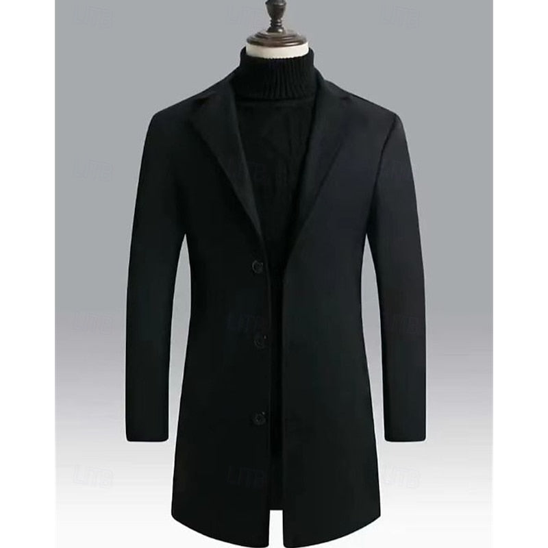 Victor | Tailored Long Overcoat