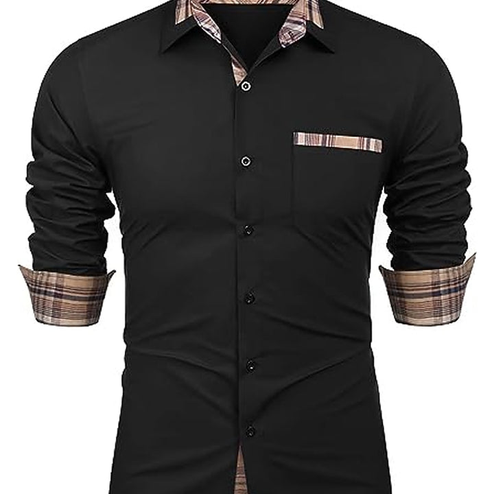 Cormac | Refined Color-Block Dress Shirt