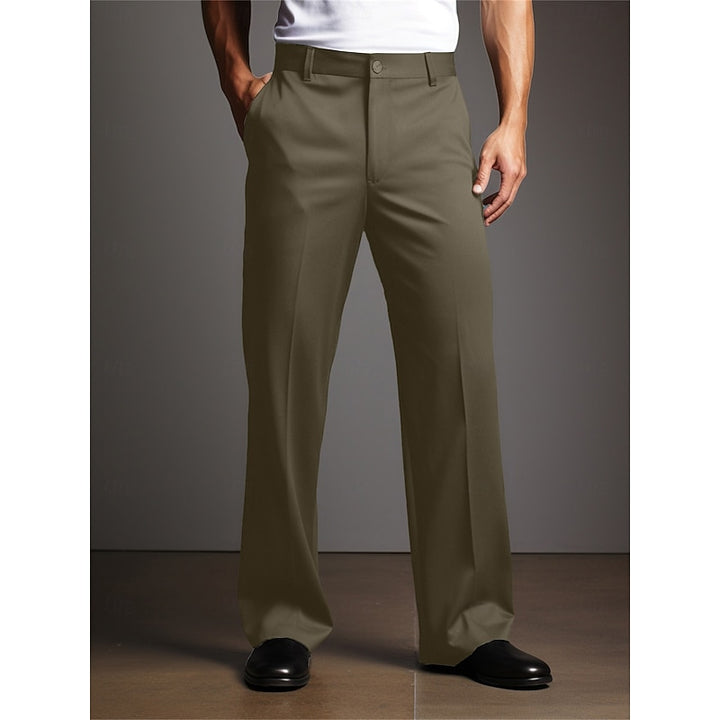 Hugh | Tailored Straight-Leg Trousers