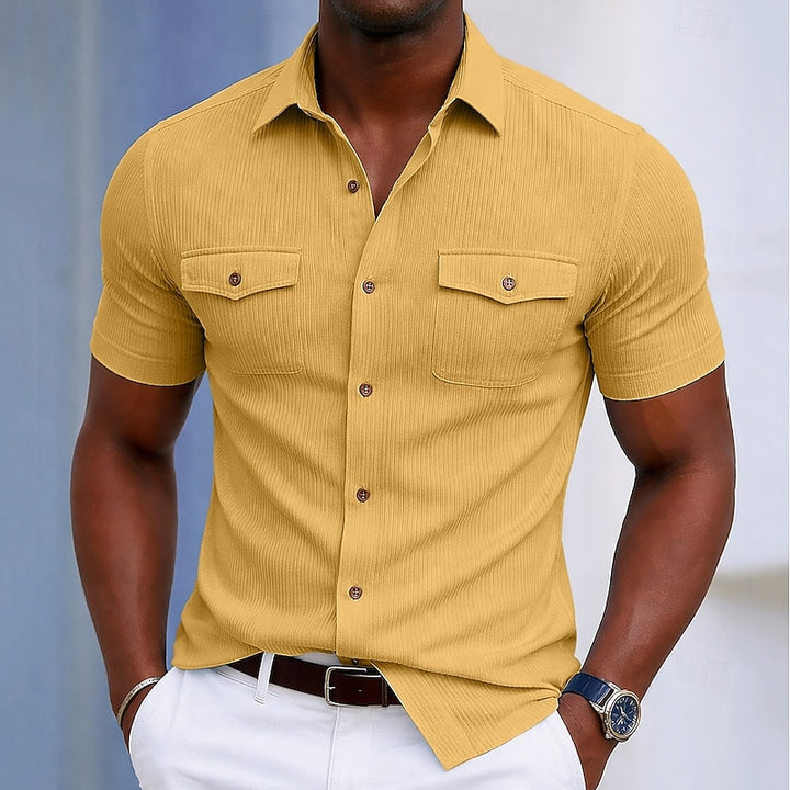 Hayden | Textured Short-Sleeve Shirt
