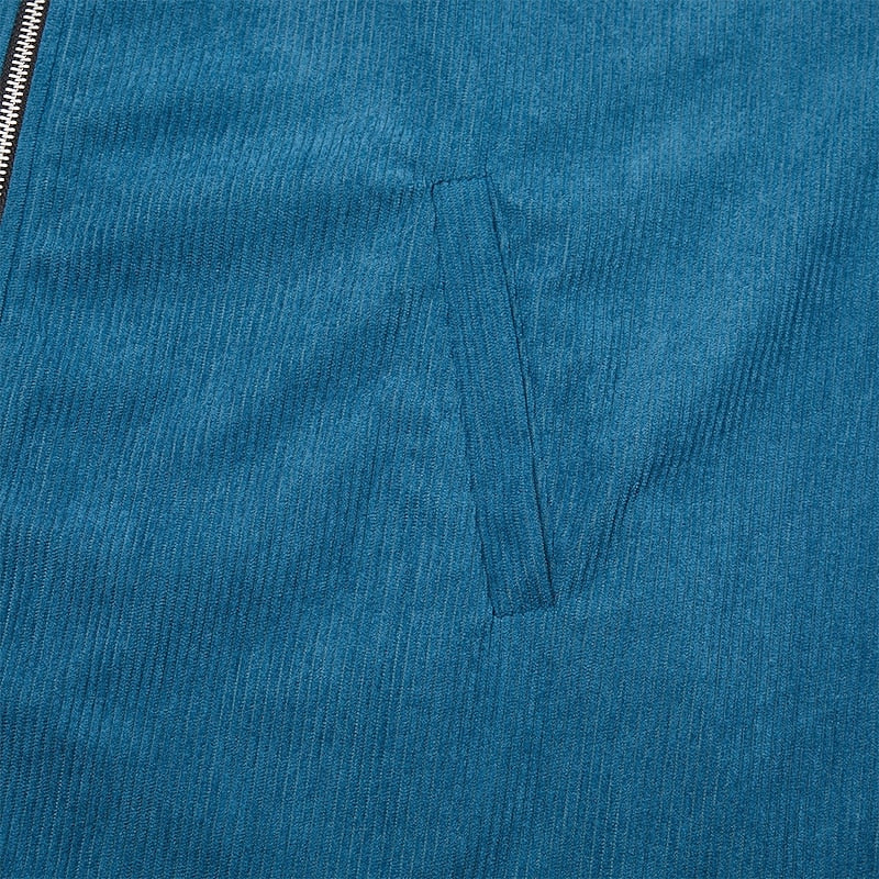 Wade | Ribbed Textured Zip Jacket