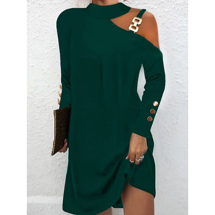 Sadie | Elegant Cut-Out Shoulder Dress
