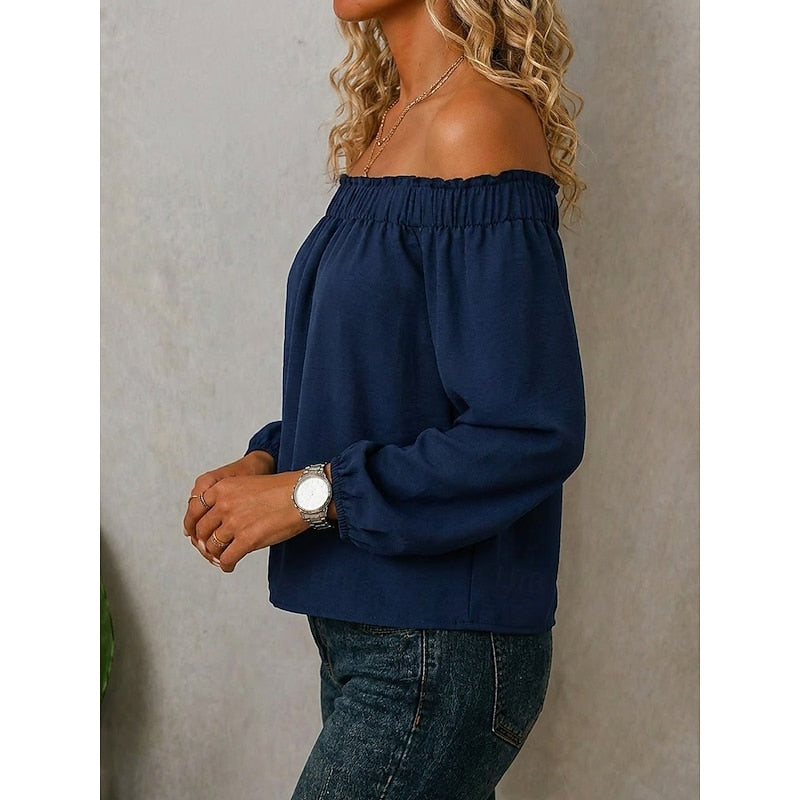 Elodie | Off-Shoulder Ruched Top