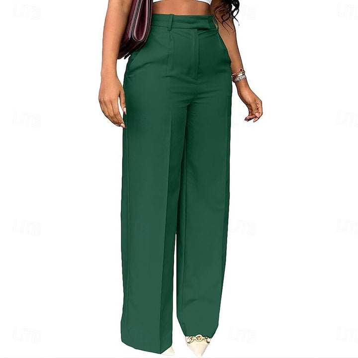 Winona | High-Waist Straight-Leg Trousers