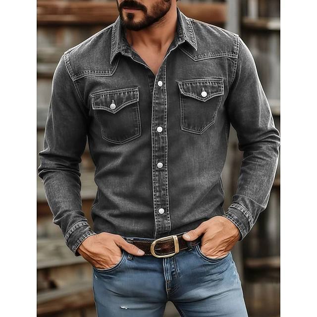Wesley | Rugged Button-Up Shirt
