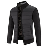 Vernon | Zip-Front Stand Collar Cardigan